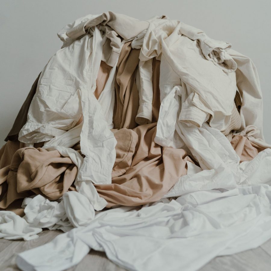 clothes on top of clothes clutter