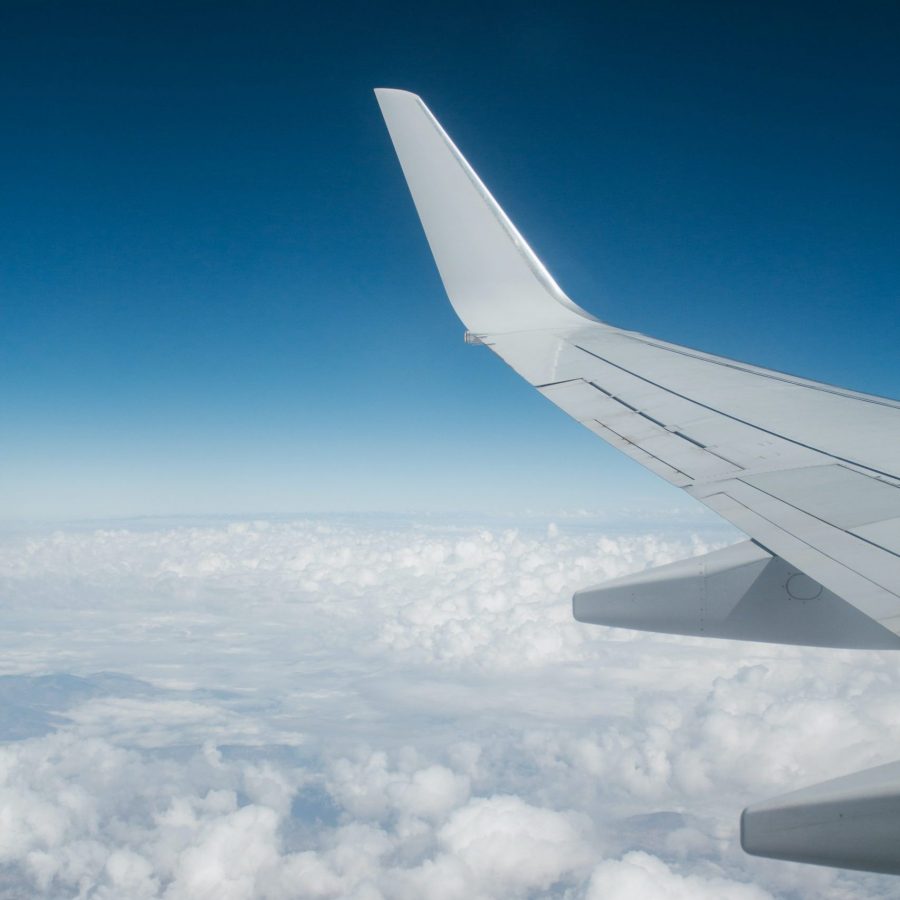 plane sky
