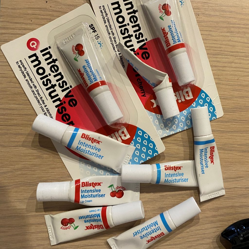 Thoughts: Lip balms inventory
